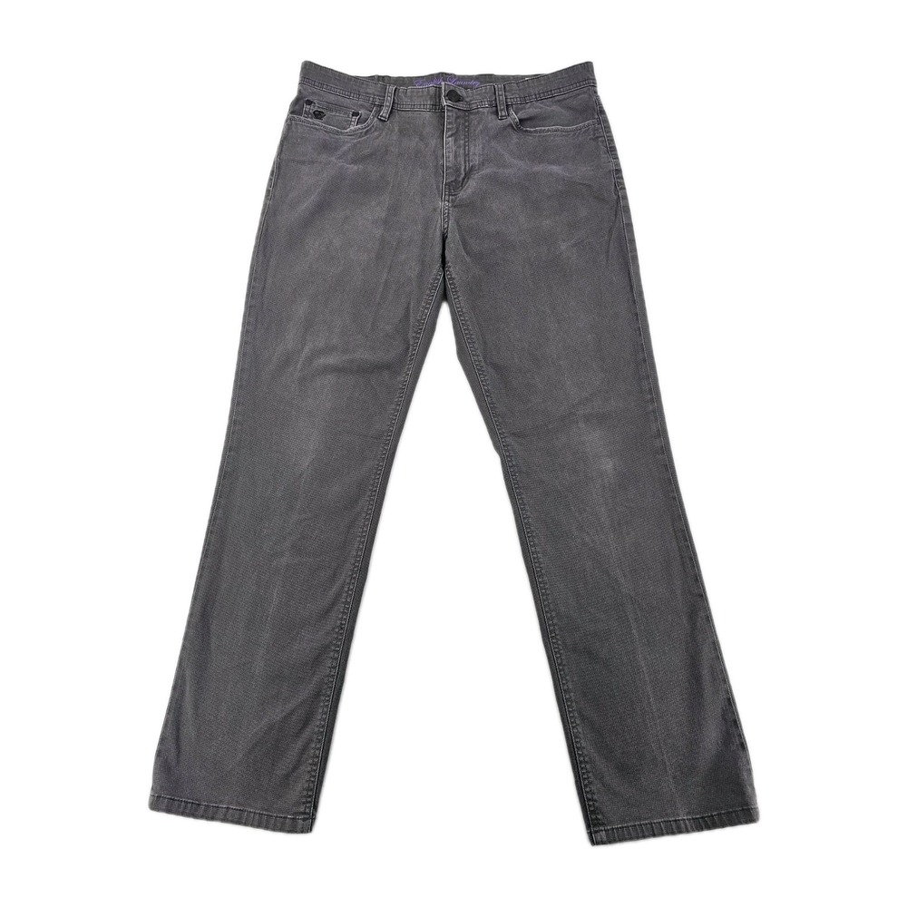 English Laundry Men's Jeans 34x30 Dark Grey Walker Pants Micro Dot Chino Stretch